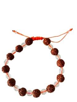 Generisch Rudraksha Armband OM Meditation Japa Mala Yoga Unisex One Size 2X von Generisch