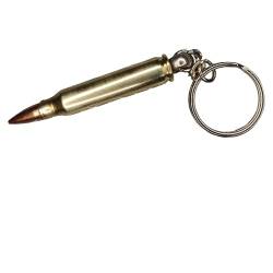 Generisch Schlüsselanhänger mit Patrone .223 Remington 5,56x45 G36 M16 M4 Scar Famas HK416 von Generisch