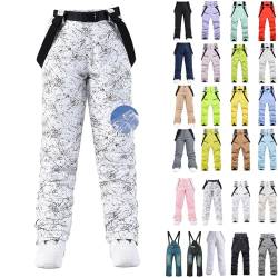 Generisch Schneehose Damen - Ski Hosen Für Frauen Schneehose Damen 48 Snowboardhose Wasserdicht Winter Skihose Übergröße Winterhose Große Größen Mädchen Pants Women 40 Und Jacke Skianzug Männer 36 von Generisch