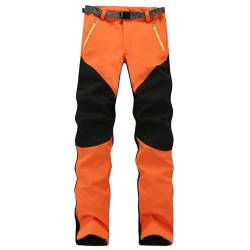 Generisch Skihose Herren Lang Atmungsaktiv Kurzgröße Herbst Outdoor Hose Skihose Wasserdicht Winddicht Stretch Winter Wanderhose Schneehose Warm Jungen Softshellhose Trekkinghose von Generisch