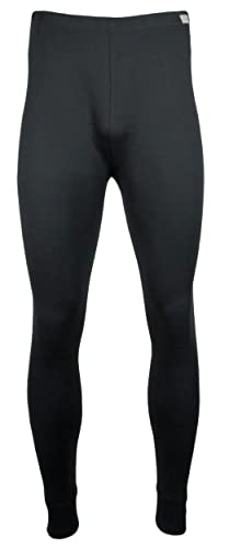 Generisch Thermo Unterhose Lange Unterhose Winter ThermoTherm® Hose für Herren Thermowäsche Funktionshose Funktionswäsche, Schwarz XL (56/58) von Generisch