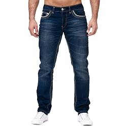 Generisch Unterhosen Boxershorts Jogginghose Jeansoptik Herren Sweathose gefütterte Arbeitshose Herren Jogginghose Hosen männer Blau-2 XL 31.99 von Generisch