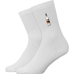 Generisch Vodka Flasche - Atmungsaktive Sportsocken Tennissocken Crew Socks Baumwolle Socken von Generisch