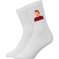 Generisch Weihnachtsfilme Familie - Atmungsaktive Weihnachtssocke Sportsocke Weihnachtsgeschenk Tennissocken Socken von Generisch