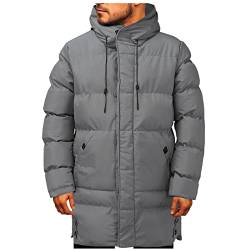 Generisch Winterparka Herren Wintermantel Gefütterte Parka Jacke Outdoor Winterjacke Herren Mantel Winterjacke Herren Parka Herren Winter Herren Parka Winter Lang von Generisch