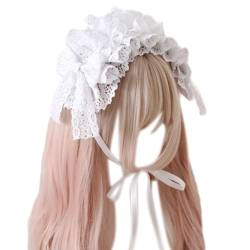 Gothic Maid Stirnband für Frauen, Kopfschmuck, Schleife, Haarband, Cosplay, Hochzeiten, Kopfbedeckung, Styling-Werkzeuge von Generisch
