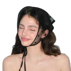 Haarband im französischen Stil für Damen, Spitzen-Haarband, Dreiecke, Halstuch, elastischer Haarreifen, Strandparty, Kopfbedeckung, Styling-Werkzeuge von Generisch
