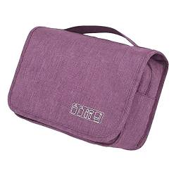 Handgepäck mit Laptopfach organisieren Sie Ihre Reisen mit diesem stilvollen Kulturbeutel zum Aufhängen und Waschbeutel für Damen, violett, Einheitsgröße von Generisch