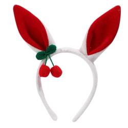 Hasenohren Haarreif, Hasenkostüm Damen, Hasenkostüm Erwachsene, 1 Stück Hase Ohren Haarbänder für Damen,Ostern Geschenke Karneval Ostern Party Kinder Erwachsene (A7-Green) von Generisch