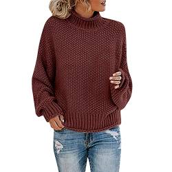 Herbst Mode Damen - Barbour Jacke Damen Damen Strickjacke Günstig Sweatjacke Damen Ohne Kapuze Handmade: Damenmode Damenpullover Oversized Hoodie Oversize Pullover Damen Teenager Sachen Rollkragenpull von Generisch