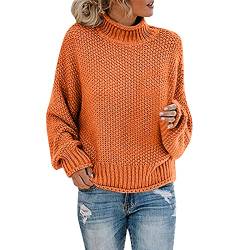 Herbst Mode Damen - Strickpullover Damen Grobmaschig Kapuzenshirt Damen Sweatshirt Damen Mit Kapuze Sweatjacke+Damen Sommer Sachen Mein Konto Pulli Damen Oversize Mittelalter Oberteil Damen Vicinity D von Generisch