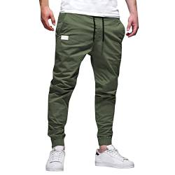 Herren Jogger Chinos Cargo Stretch Jogging Männer Basic Jogg Cargohose Streifen Jogginghose Jungen Freizeithose Jeans-Hosen Sweatpants Streifen Chinohosen Cargo Jogginghose Herren JoginghossemäNner von Generisch