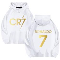 Kinder Fußball Trikots CR-7 Fußball Hoodie für Jungen und Männer, Geschenke für Kinder und Erwachsene Fußball-Fans #084 von Generisch