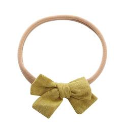 Kleinkind Baby Mädchen einfarbig Stirnband Bowknot elastisches Haarband für Kleinkinder Wollhuhn Schlupfschal von Generisch