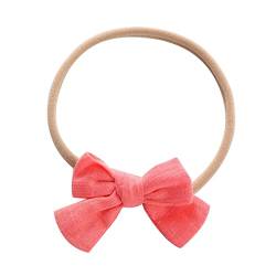 Kleinkind Baby Mädchen einfarbig Stirnband Bowknot elastisches Haarband für Kleinkinder Wollhuhn Schlupfschal von Generisch