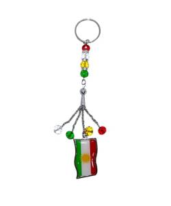 Kurdistan Schlüsselanhänger mit kurdischer Flagge - Kurdish Keychain - Geschenk Mann Frau von Generisch