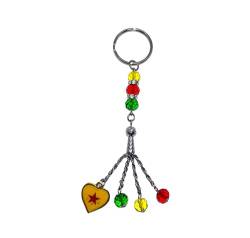 Kurdistan YPG YPJ Herz Emblem - Schlüsselanhänger - Geschenk - Kurdish Keychain für Mann Frau von Generisch