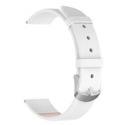 Lederarmband Kompatibel mit Huawei GT4 41mm Armbänder Leder Ersatzarmband Verstellbare Uhrenarmband für Huawei GT4 41mm Smartwatch, Damen Herren (Weiß) von Generisch