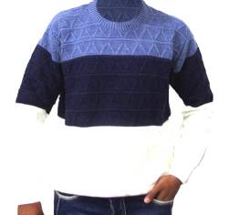 Moderei Herren klassischen Pullover, Damen Sweater in Gr. M, L, XL, 2XL, 3XL (DE/NL/SE/PL, Alphanumerisch, Einheitsgröße, Regular, Regular, 2XL, Hell-blau) von Generisch