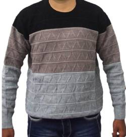 Moderei Herren klassischen Pullover Lange Ärmel und runder Ausschnitt, Damen Sweater in Gr. M-3XL… von Generisch