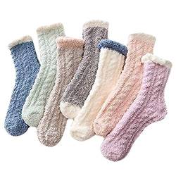 Norweger Socken Wolle Stricken Cute paar Winter Patchworksocken Socken Baumwolle 7 Frauen Multi-Socken für Frauen Hallux Socken (Multicolor, One Size) von Generisch