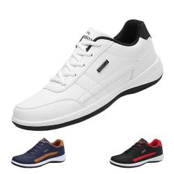 Orthox Ergonomische Schmerzlindernde Komfortschuhe, Herren Outdoor Turnschuhe Orthopädische Schuhe Board-Schuhe (White, Erwachsene, 43, Numerisch, EU Schuhgrößensystem, M) von Generisch