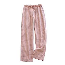 Pyjama Damen Pyjamahose Karierte Partner Aesthetic Locker Weihnachts Herren Pyjama Freizeithose Schlafhose Schlafanzughose Schlafanzug Lang Kariert Homewear Pyjama Hosen von Generisch