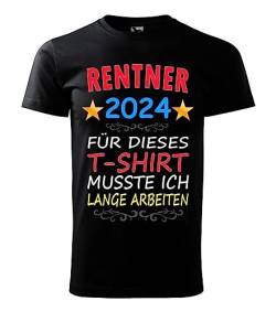 Rente 2024 Rentner Shirt (DE/NL/SE/PL, Alphanumerisch, 3XL, Regular, Regular) von Generisch