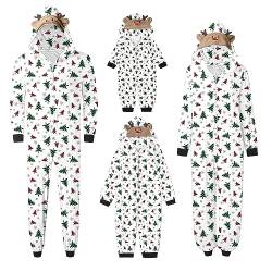 Schlafanzug Winter Damen Herren Kinder Nachtwäsche Outfits Familien Set Damen Herren Jungen Mädchen Nachthemd Weihnachtspyjama Familie Set Schlafanzug Weihnachten Partner Pyjamas 775 von Generisch