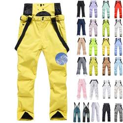 Schneehose Damen - Schneehose Mädchen Snowboardhose Damen 48 Wasserdicht Winter Winterhose Große Größen Skihose Übergröße Kurzgröße Mit Trägern 42 Schneehosen Xs von Generisch