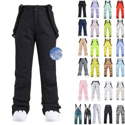 Schneehose Damen - Snowboardhose Damen Schneehose 48 Wasserdicht Winter Softshell Skihose Winterhose Übergröße Große Größen Schnee Latzhose Herren High Waist Sale Hose% von Generisch