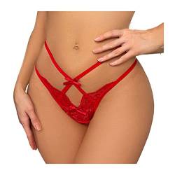 Sexy String Verschiedene Größen | Tanga rot | Stringtanga mit Spitze | Frauen Unterwäsche | Damen Tangas | Damen-Unterhosen | Women Underwear | erotische Reizwäsche (as3, Alpha, m, Regular, Regular) von Generisch