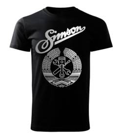 Simson Moped DDR Logo Shirt (DE/NL/SE/PL, Alphanumerisch, XL, Regular, Regular, Baumwolle) von Generisch