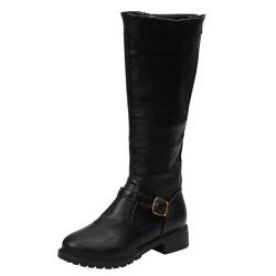 Stiefel Damen Mit Absatz Schwarz Hell Herbst 42 Westernstiefel Winterstiefel Sexy Xxl Schaft Braun Elegant Lederstiefel Cowboystiefel Plateau Leder Kniehoch Schlupfstiefel Weitschaftstiefel von Generisch