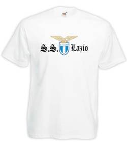 T-Shirt - Lazio (Front & Rückendruck) (XXL, Weiß) von Generisch