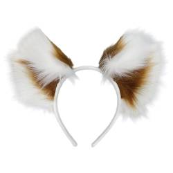 Waschbär-Ohr-Haarband/langer Schwanz, Stirnbänder für Damen, Cartoon, Karneval, Haarreifen, Party, Kopfbedeckung, Styling-Werkzeuge von Generisch