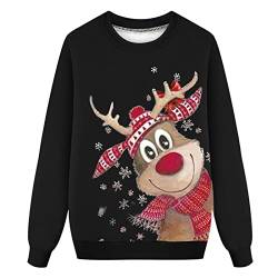 Weihnachten Pullover Set Partnerlook Pärchen Weihnachtspullover Familie Set Gestrickte Pullover Strickpullover Winterpullover Weihnachtspulli Sweatshirt Damen Herren Kinder Familien Outfit Weihnachten von Generisch