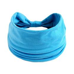 kopfbedeckung Damen Hüte Herren Mützen Caps Stirnband Stirnband Wicking Yoga Damen Geknotetes Stirnband Laufen Hijab Breites Haar Elastisches Übungsstirnband Rutschfestes Männer (R, One Size) von Generisch