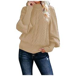 pullover,off shoulder pullover damen,women's sweaters,warme strickpullover,oversized pulloverkleid,langarm rundhals pulli herbst sweatshirts,pulli langarm,strickpullover mit reißverschluss damen,kurza von Generisch