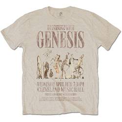 Genesis Herren T-Shirt mit schmaler Passform Sand, Sand, XL von Genesis