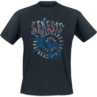 Genesis T-Shirt - Spiral Jump - S bis XXL - für Männer - Größe L - schwarz  - Lizenziertes Merchandise! von Genesis