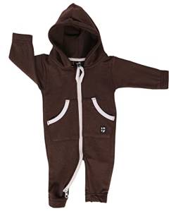 Gennadi Hoppe Baby Jumpsuit - Overall,dunkelbraun, 86 von Gennadi Hoppe