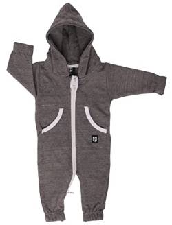 Gennadi Hoppe Baby Jumpsuit - Overall,dunkelgrau,50 von Gennadi Hoppe