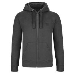 Gennadi Hoppe Herren Trainingsjacke Kapuzenjacke Joggingjacke H6388 d-grau S von Gennadi Hoppe