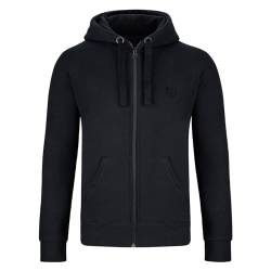 Gennadi Hoppe Herren Trainingsjacke Kapuzenjacke Joggingjacke H6438 schw M von Gennadi Hoppe