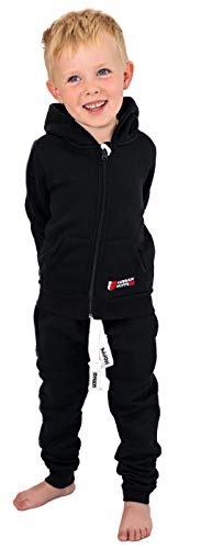 Gennadi Hoppe Kinder Sweat Jogginganzug Sportanzug Trainingsanzug - H8365 schw 98-104 von Gennadi Hoppe