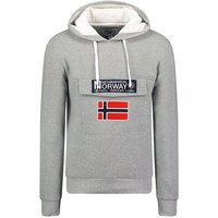 Geo Norway Hoodie Geographical Norway Herren Sweater GADRIEN WW6114H/GN Hellgrau von Geo Norway