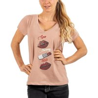 Geo Norway T-Shirt Damen T-Shirt bajabrica (1-tlg) mit Verzierungen von Geo Norway