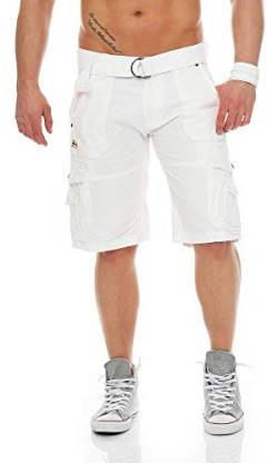 Geographical Norway Bermuda Shorts Parachute Men, Farbe:White;Hosengröße:L von Geographical Norway