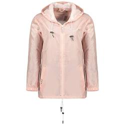 Geographical Norway Boat Lady - Winddichte Outdoor-Jacke für Frauen - Wasserdichte Jacke mit langen Ärmeln für Frauen - Regenfester Tactical Coat (Old_pink XXL Größe 5) von Geographical Norway